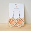 oorbellen earrings woodfilament oorbel custom handgemaakt juwelen sierraad printable 3D woodfilament woodies woodies3D