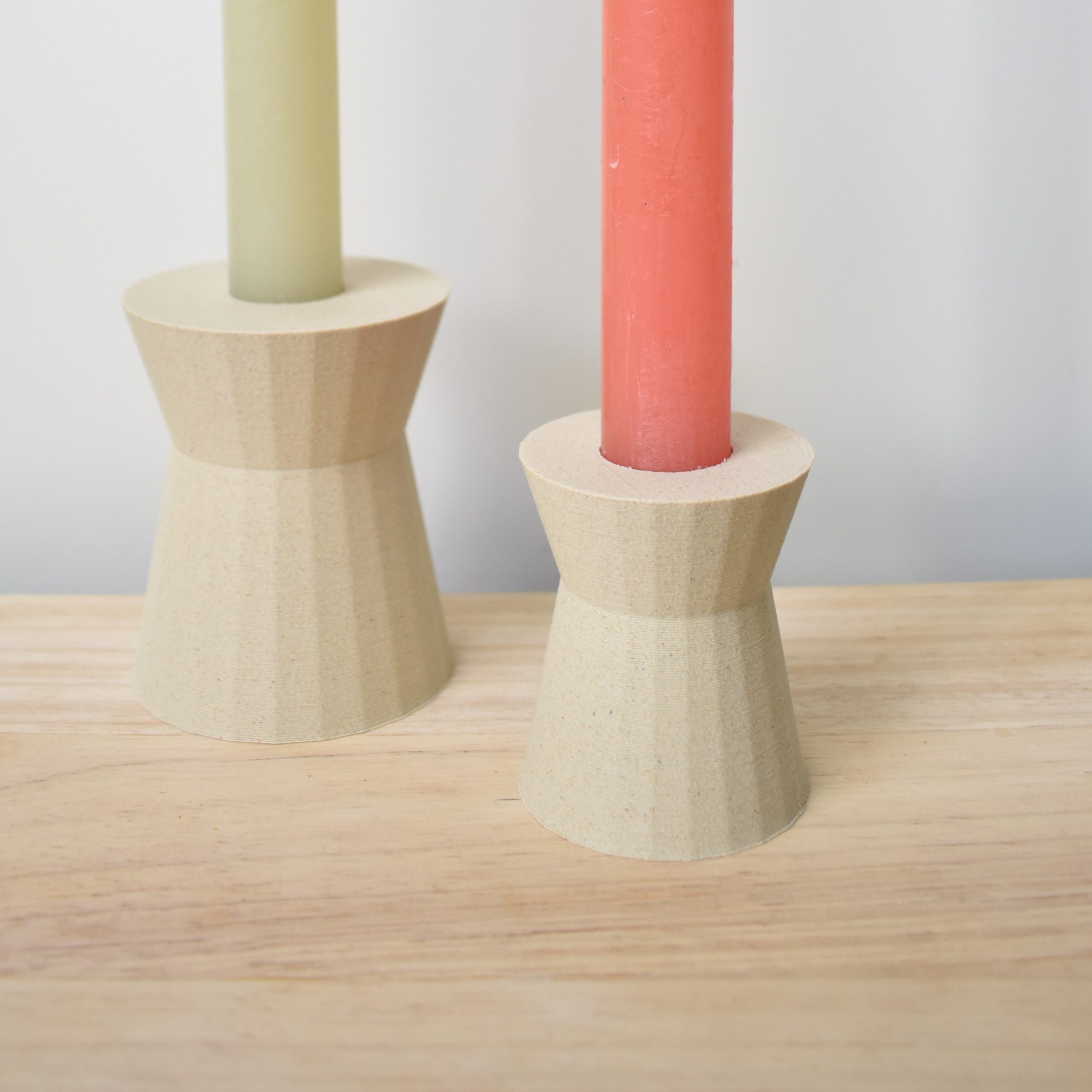 kaarshouder candle kaarsen gezellig homedeco huisdecoratie decoratie woodies3D 3D geprint printed woodfilament
