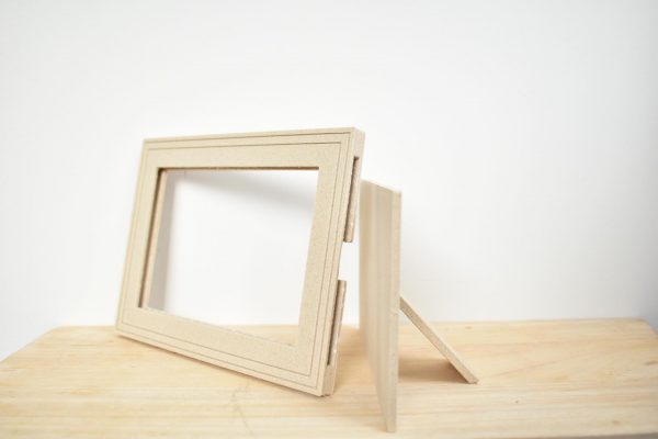fotokader hout 3D geprint fotohouder foto houten 3D-geprint gepersonaliseerd houtfilament